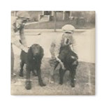 2 boys and a dog magnet