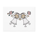 2 Brides Postcards