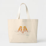 2 Brides Red Headed Canvas Bag