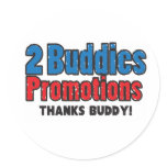 2 Buddies "Thanks Buddy!" Sticker