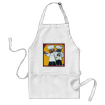 2 Chef Pugs Aprons