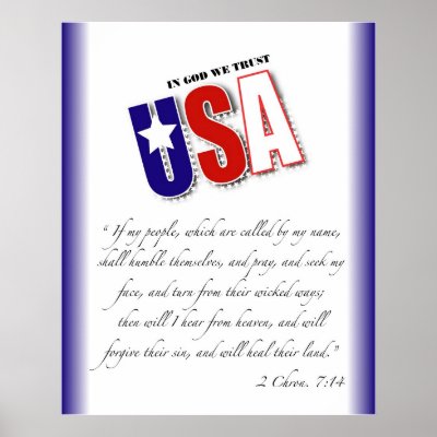 2 Chronicles 7:14 poster by cherylarogers