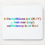 2 Cor 3:5 Corinthians mousepads