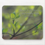 2 Corinthians 5:17 Behold all things new mousepads