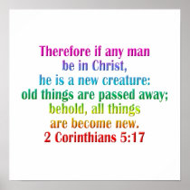 2 Corinthians 5:17 English Print
