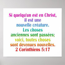 2 Corinthians 5:17 French Print