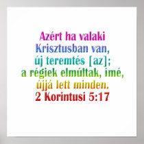 2 Corinthians 5:17 Hungarian Posters