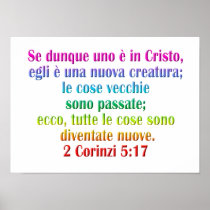 2 Corinthians 5:17 Italian Posters