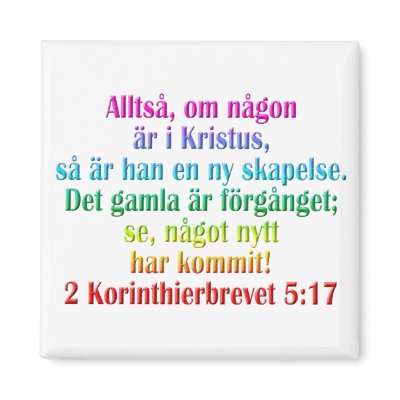 2 Corinthians 5:17 Swedish by BiblicalTShirts