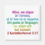2 Corinthians 5:17 Swedish Refrigerator Magnet