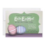 2 Decorated Eggs - Easter Egg Hunt Invitations