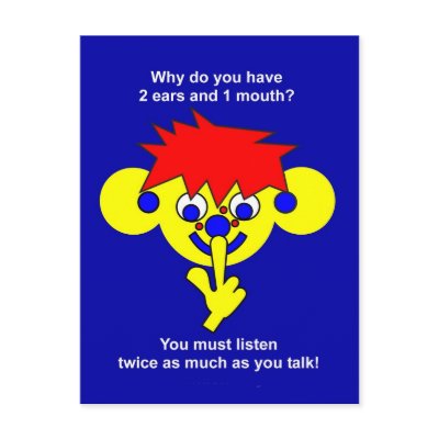2 ears 1 mouth post cards by lonvig