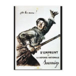 2 Emprunt De La Defence Nationale Postcards
