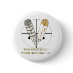 2 FEATHERS buttons