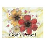 2 Gods Pencil Postcards