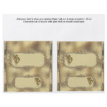 2 Golden Anniversary Custom Candy Bar Wrappers