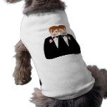 2 Grooms Brown Hair pet clothing