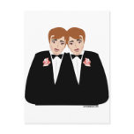 2 Grooms Brown Hair