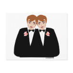 2 Grooms Brown Hair