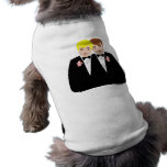 2 Grooms (Brown-Haired and Blonde) Pet Clothes