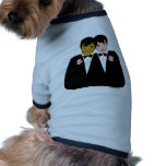 2 Grooms (Ethnic and Black-Haired) Dog Clothes
