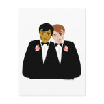 2 Grooms (Ethnic and Brown-Haired)