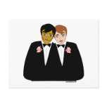2 Grooms (Ethnic and Brown-Haired)