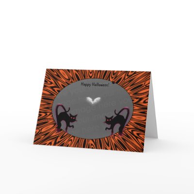 2 Halloween Cats Photo Holder! by Occitania