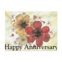2 Happy Aniversary Post Cards