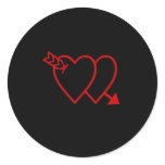 2 Hearts. 1 Arrow. No Name. stickers