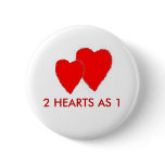 2 HEARTS AS 1 PINS