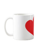 2 hearts icon mugs