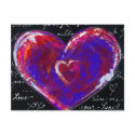 2 Hearts" postcards
