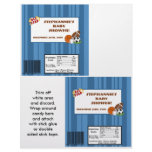 2 Hershey's Large Bar Wrapper All-Star Blue Custom Flyer