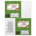 2 Hershey's Large Bar Wrapper All-Star Green Personalised Flyer
