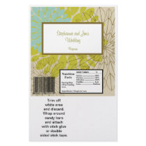 2 Hershey's Large Bar Wrapper Floral Burst