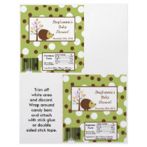 2 Hershey's Large Bar Wrapper Forest Friends