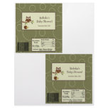 2 Hershey's Large Bar Wrapper Forrest Animal Owl