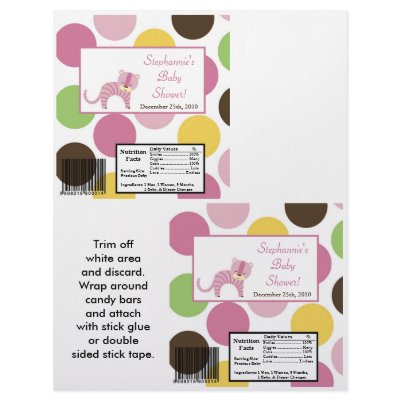 2 Hershey's Large Bar Wrapper Jungle Queen Tiger by AnnLeeDesigns
