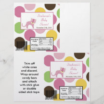 2 Hershey's Large Bar Wrapper Jungle Queen Tiger Flyer Design