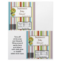 2 Hershey's Large Bar Wrapper Jungle Tales Safari Full Colour Flyer