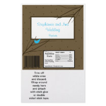 2 Hershey's Large Bar Wrapper Love Birds Flyer Design