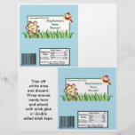 2 Hershey's Large Bar Wrapper Rain-forest Jungle Personalised Flyer