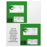 2 Hershey's Large Bar Wrapper Sweet 16 Green