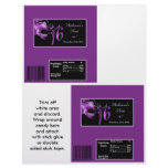 2 Hershey's Large Bar Wrapper Sweet 16 Purple flyers