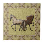 2 HORSES Tile