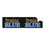2-in-1 Imagine All 50 States Blue Bumper Sticker