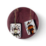 2 Joker's-Lucky Jokers-Wild Cards Button