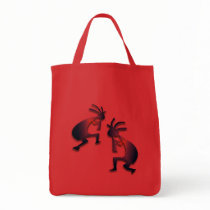 2 Kokopelli #11 Canvas Bags