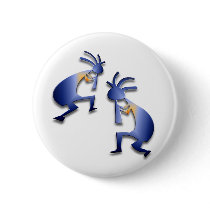 2 Kokopelli #11 Pinback Button
